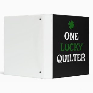 One Lucky Quilter St Patricks Day Irish Quilting Binder