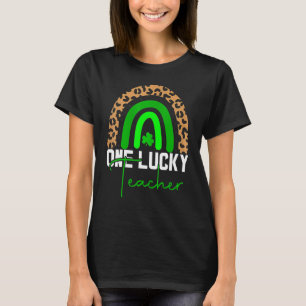 One Lucky Shamrock Teacher St Patricku2019s Day 3 T-Shirt
