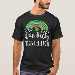One Lucky Shamrock Teacher St Patricku2019s Day Ap T-Shirt