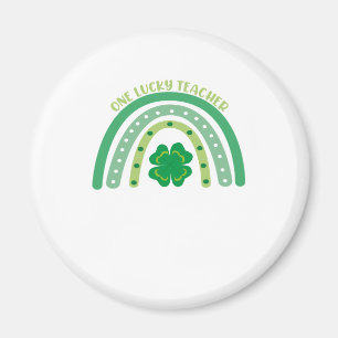 One Lucky Teacher Irish Rainbow St Patrick’s Day Magnet