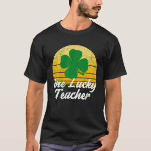 One Lucky Teacher Rainbow St Patrick’S Day Appreci T-Shirt