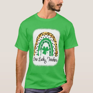 One Lucky Teacher Rainbow St Patrick S Day Appreci T-Shirt