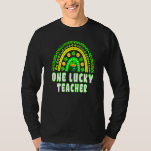 One Lucky Teacher Rainbow St Patrick's Day 2 T-Shirt