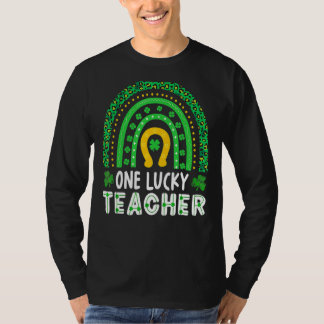 One Lucky Teacher St Patrick S Day Funny T-Shirt