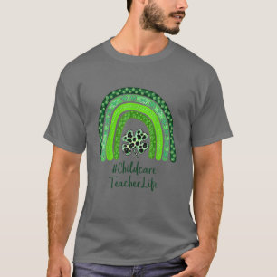 One Lucky Teacher St Patrick's Day Childcare Teach T-Shirt