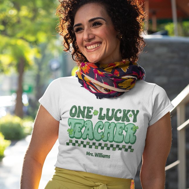 One Lucky Teacher St. Patrick's Day T-Shirt (Creator Uploaded)