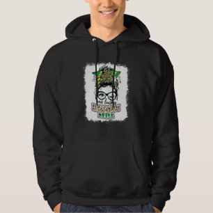 One Lucky Transplant Nurse One Lucky Nurse Messy B Hoodie