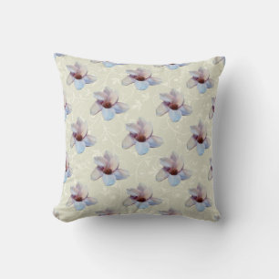 One Magnolia Blossom Throw Pillow
