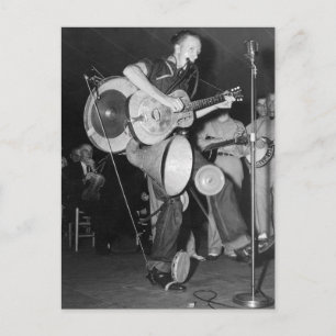 One Man Band, 1938 Postcard