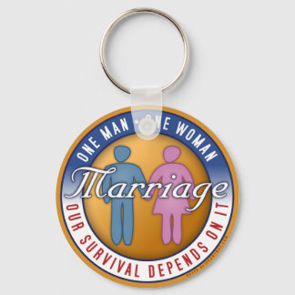 One Man... One Woman Keychain