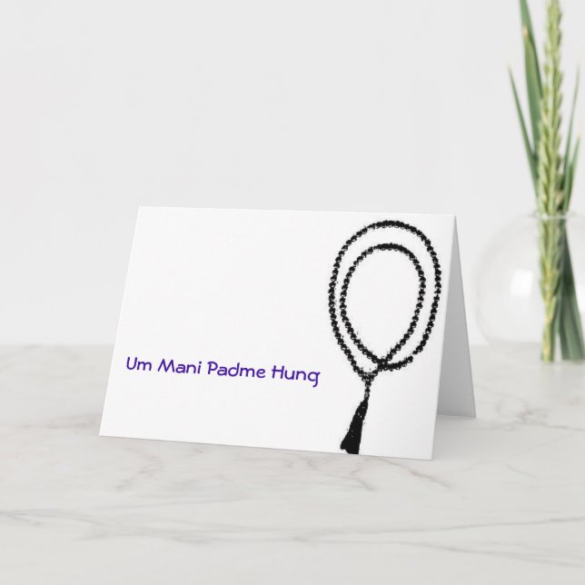 One Mani Padme Hung - card (Front)