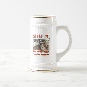 ONE MAN'S FEAR BEER STEIN