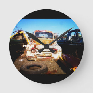 One Man's Junk Another Man's Treasure Round Clock