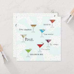 One Martini, Two Martini Party Invitation Template