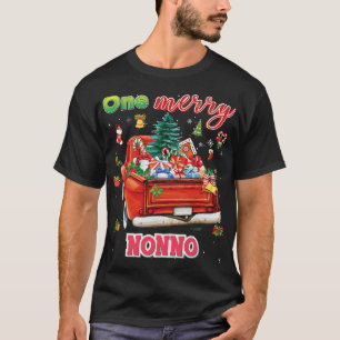 One Merry Nonno Christmas Tree Truck Sweater Ugly 