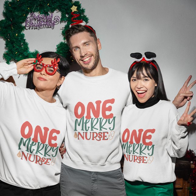 One Merry Nurse christmas sweatshirt (One Merry Nurse christmas sweatshirt
)