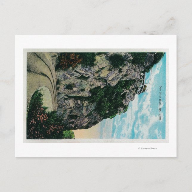 One Mile High, at Mt. LoweMt. Lowe, CA Postcard (Front)