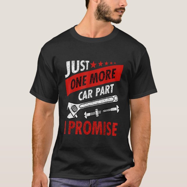 One More Car Part Automobile Jersey T-Shirt (Front)
