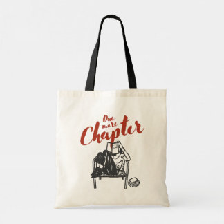 One More Chapter Book Lover Girl Reading  Tote Bag