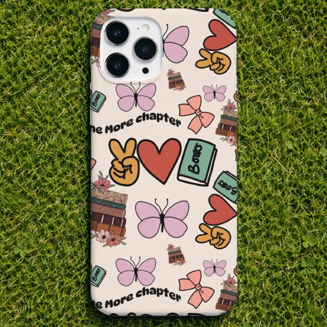 One More Chapter Book Lover Pattern Phone Case (Creator Uploaded)