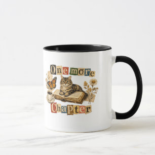 One More Chapter - Cozy Reading Cat Mug
