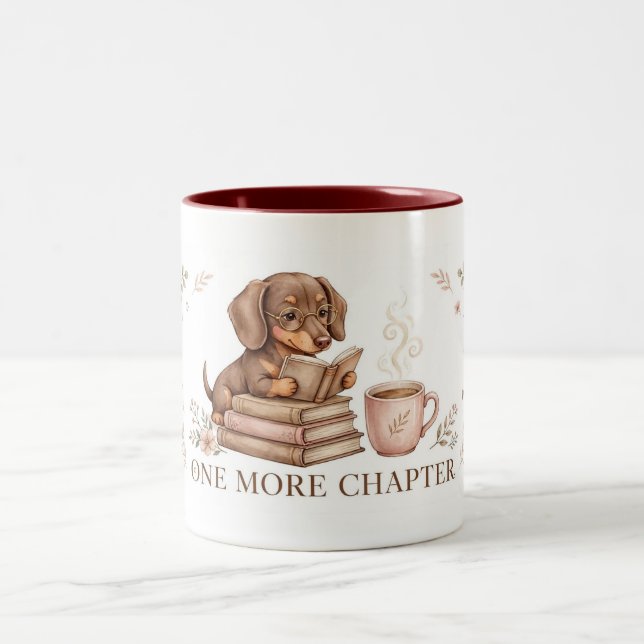 One More Chapter Dachshund Mug (Center)