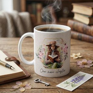 One More Chapter Textured Background Coffee Mug