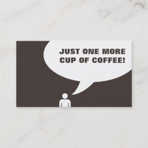 one more cup of coffee! (customer loyalty) loyalty card