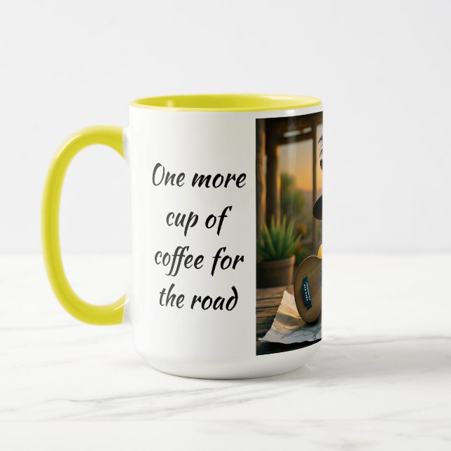 One More Cup of Coffee Duck Combo 15oz Mug (Left)