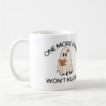 one more page won't kill me horror book lover mom