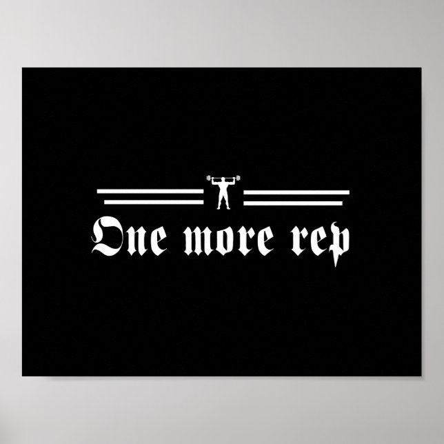 One More Rep Poster (Front)