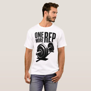 One More Rep Weightlifting T-Shirt - Distressed St