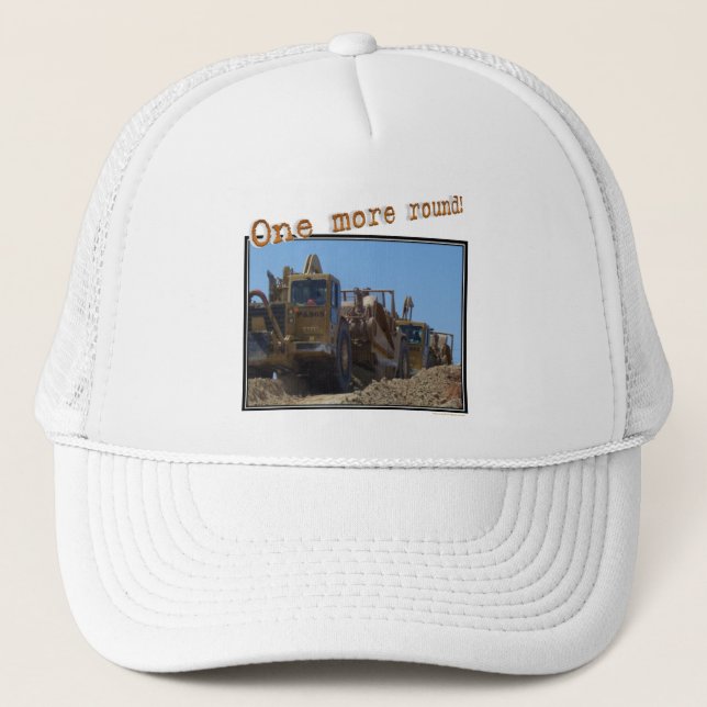 One more round! trucker hat (Front)