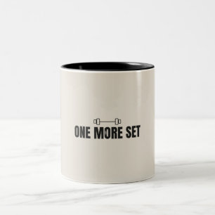 One More Set Minimal Fitness Mug