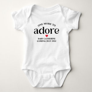 One More to Adore Baby Bodysuit