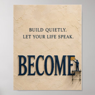 One More Try – Courage and Persistence Motivation Poster