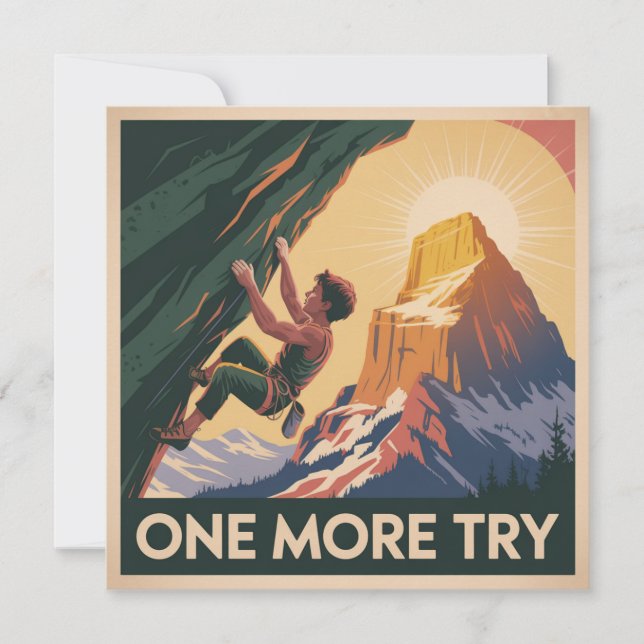 One More Try Invitation (Front)