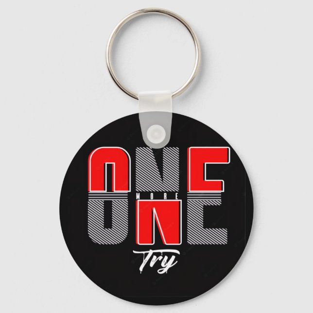 One More Try Keychain (Front)