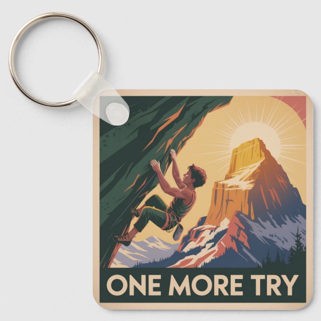 One More Try Keychain (Front)
