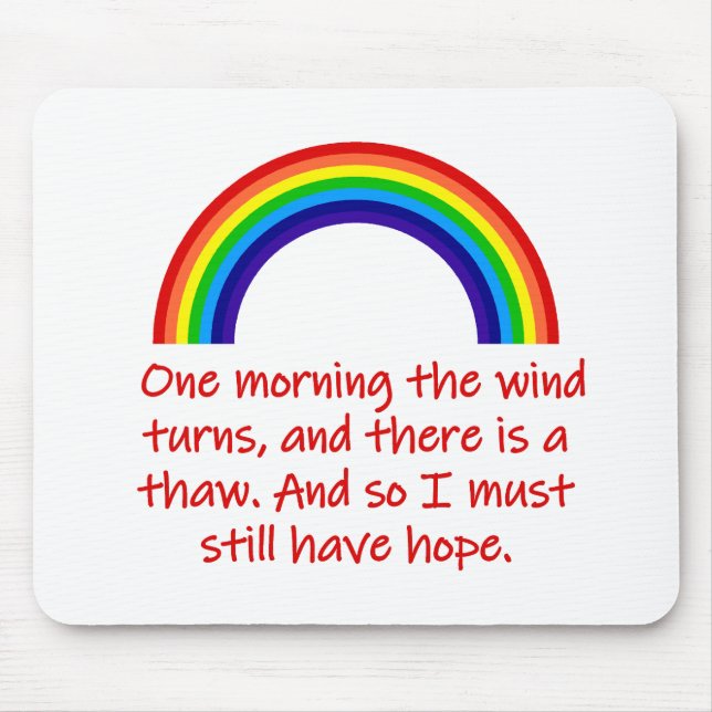 One Morning The Wind Turns  Mouse Pad (Front)