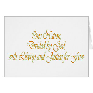 One nation...