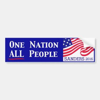 One Nation, All People Bumper Sticker