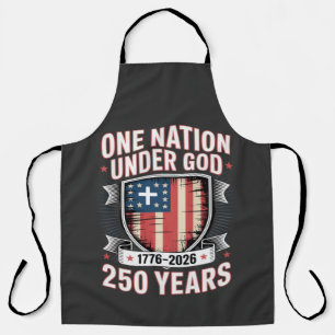 One Nation Under God 1776 2026 Apron