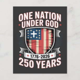 One Nation Under God 1776 2026 Flyer
