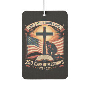 One Nation Under God 250 Years  Air Freshener