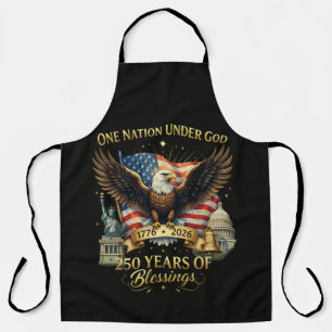 One Nation Under God 250 Years Apron