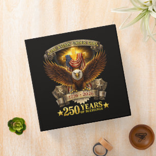 One Nation Under God 250 Years Blessings Binder