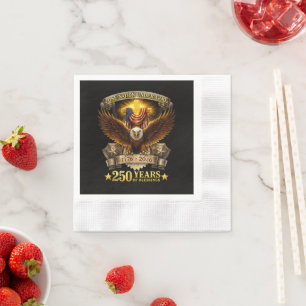One Nation Under God 250 Years Blessings Napkin