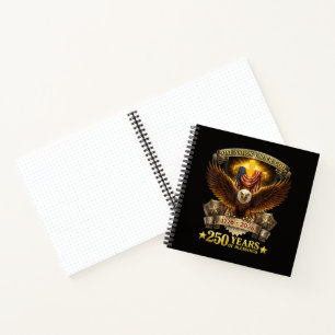 One Nation Under God 250 Years Blessings Notebook