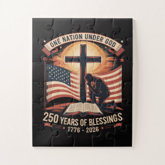 One Nation Under God 250 Years Jigsaw Puzzle